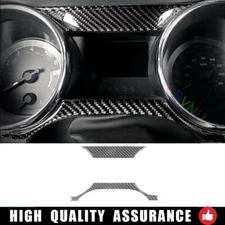 For Ford Mustang 15-2021 Real Carbon Fiber Dashboard Box Instrument Strip Cover