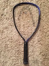 Head Demon XL Racquet Ball Racquet, Blue/Black, Size 3 5/8