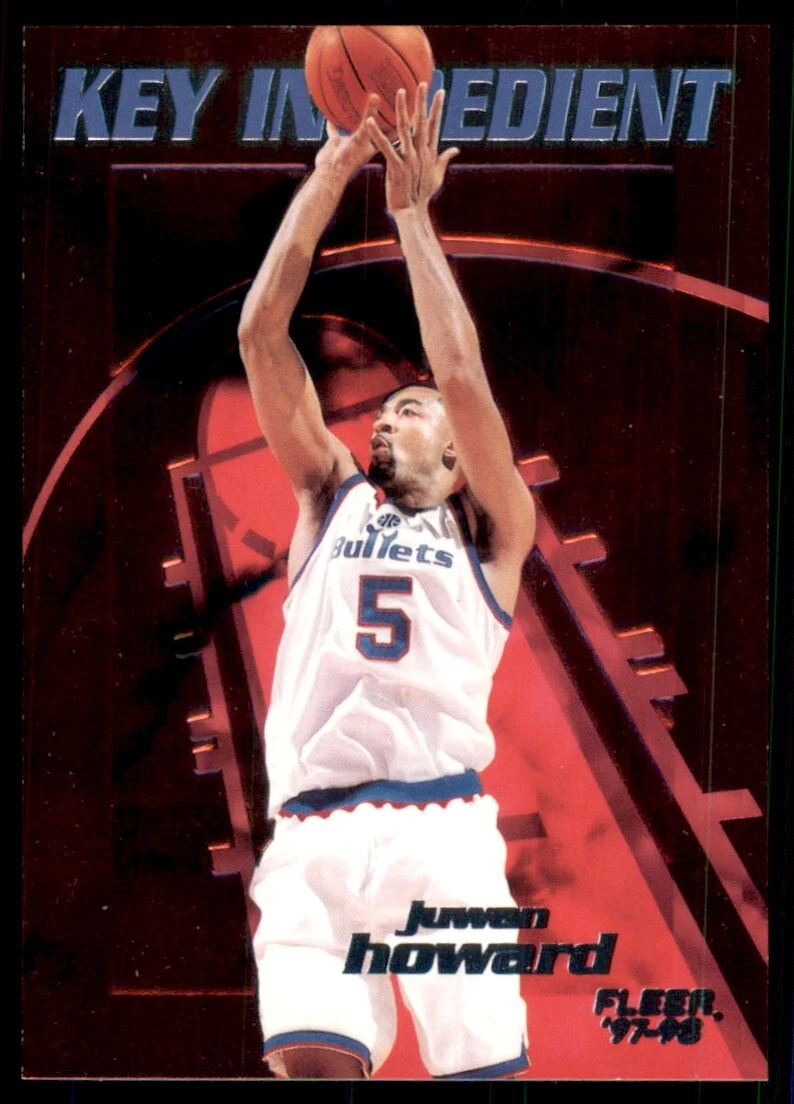 1997-98 Fleer Key Ingredient Juwan Howard Washington Bullets #4