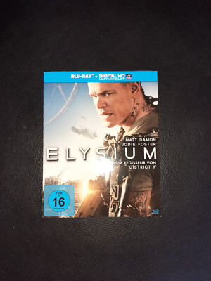 ELYSIUM ,DVD mit Matt Damon und Jodie Foster ,BLU-RAY Digital HD