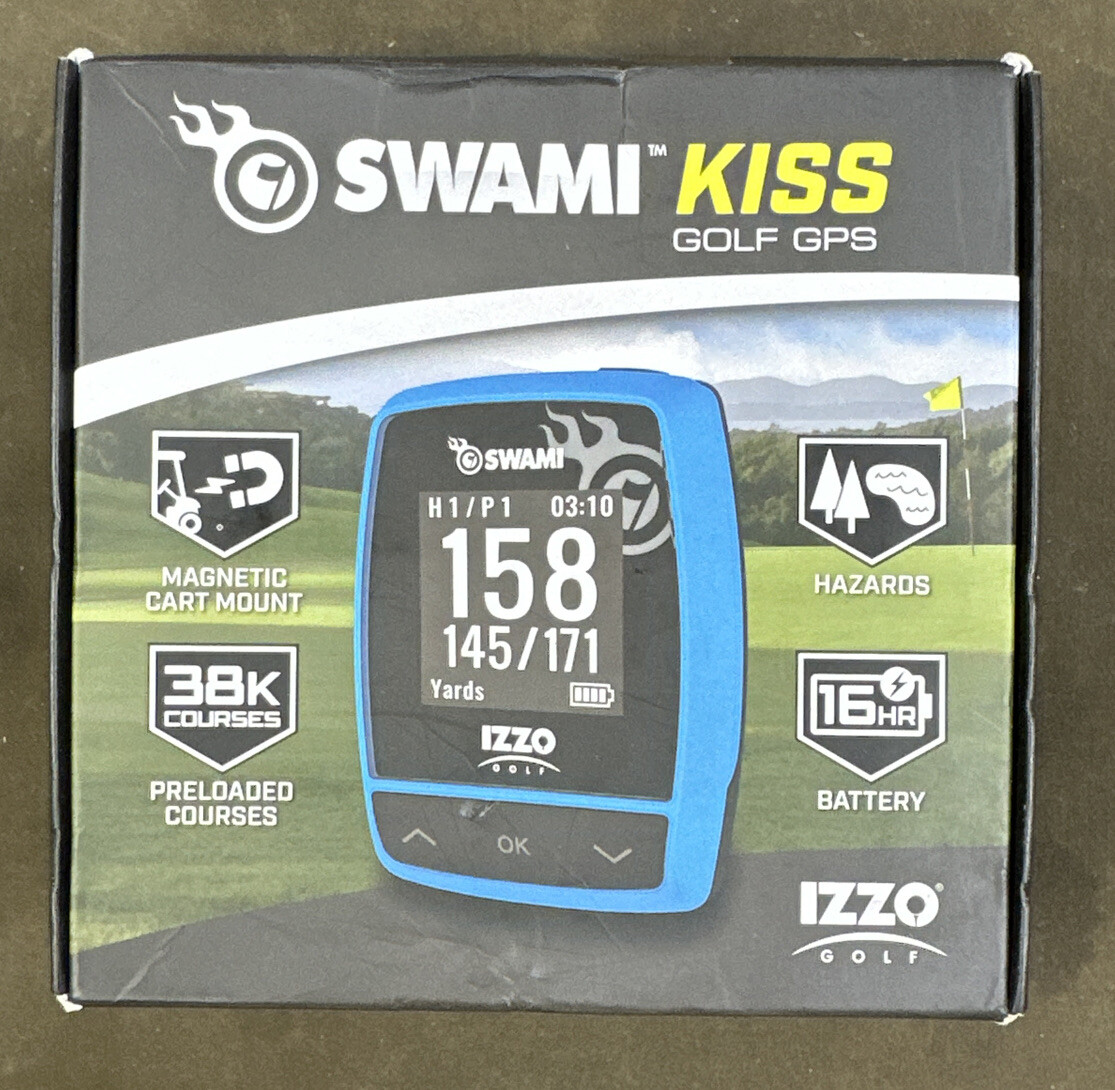 Izzo Golf Swami KISS (A44192) Golf GPS....NEW!!....FREE S&H