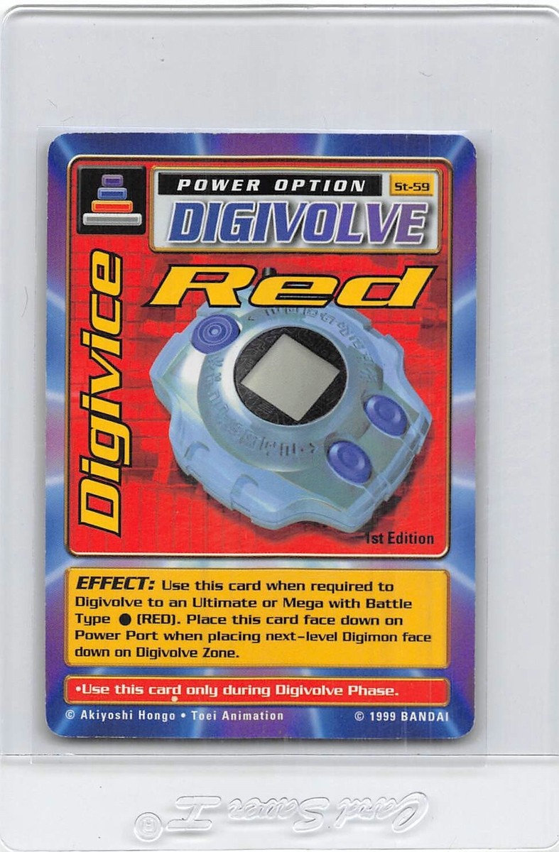 デジヴァイス レッド DIGIVICE RED St-59 - 1st Edition - 1999 Bandai - Vintage Digimon