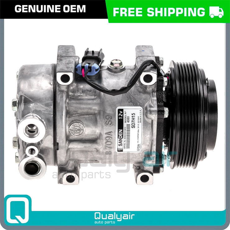 AC Compressor OEM Sanden SD7H15SHD fits OE# 1000141380 1401414 F69
