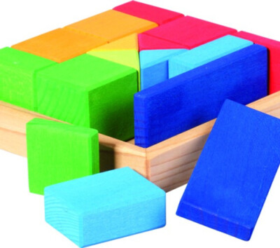 Glückskäfer Baukasten Quadrat Formen-Mix