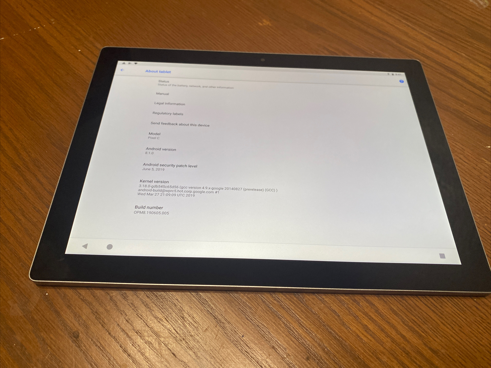 Google Pixel C 10.2" Tablet C1502W 32GB WiFi Silver & Black Android 8.