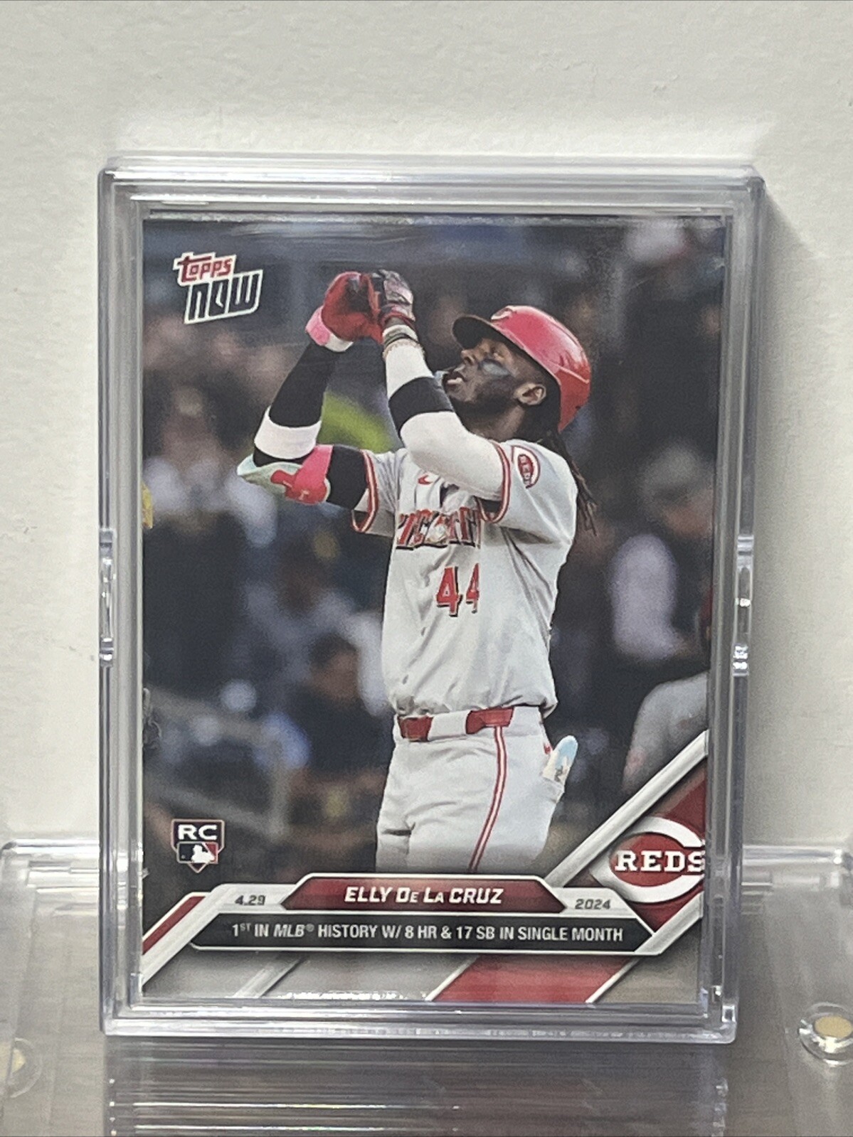 2024 Topps Now Elly De La Cruz Rookie 1st W/ 8 HRs & 17 SBs 135 Reds