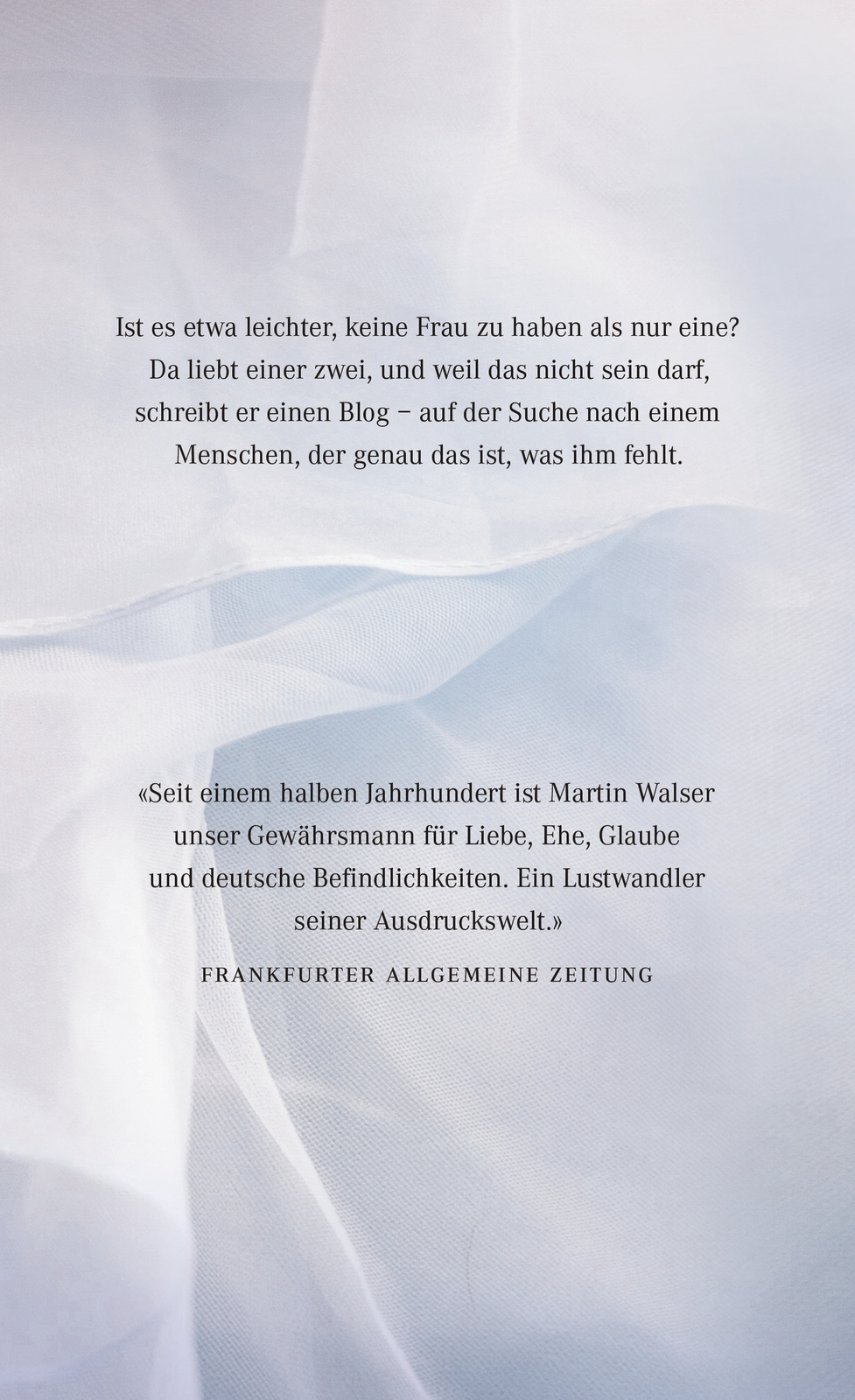 Thumbnail - Martin Walser / Gar Alles Oder Briefe An Eine Unbekannte Geliebte