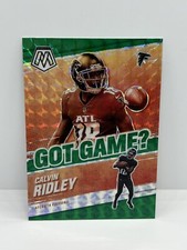 2021 Mosiac Football Calvin Ridley Got Game? GREEN Prizm #GG-17 Panini Falcons
