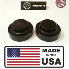 [SR] CHEVY GMC TAHOE YUKON AVALANCHE 1" BILLET REAR LIFT LEVELING SPACERS BLACK