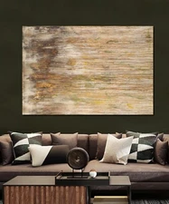 64”X44” Mark Little original canvas ￼painting Acrylic,Abstract, Modern,Large