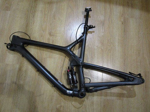 Cannondale Trigger Black Inc 27.5 Carbon Mountain Bike Frame Lefty Reverb Fsi ti