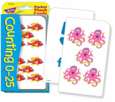 Counting 0-25 Pocket Flash Cards by Trend (NEW) T-23002