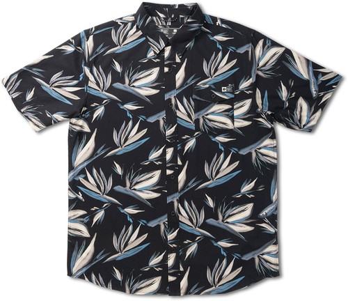 SALTY CREW Hemd Shirt FLORAL FLYER SS Hemd 2024 black Shirt Top Hemd