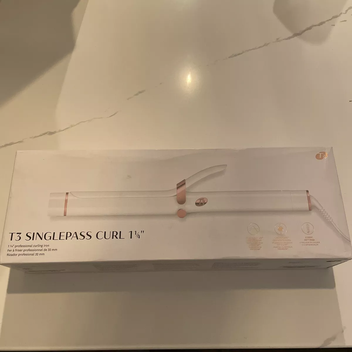 T3 curling iron hot sale auto shut off