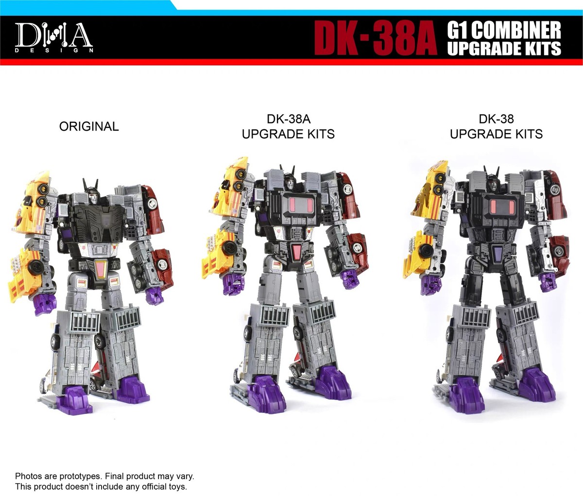 DNA DK-38A Upgrade Kit For Legacy Menasor Motormaster G1 COMBINER