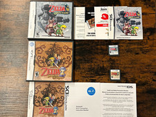 Zelda Phantom Hourglass + Zelda Spirit Tracks Nintendo DS w/ Cases & Manuals