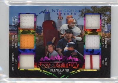 2025 Leaf ITG Used Sports Town Rainbow Holo 2/5 LeBron James Bernie Kosar 06mc