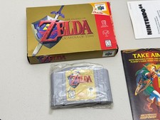 Legend of Zelda: Ocarina of Time (Nintendo 64 N64) Complete w/Inserts Authentic