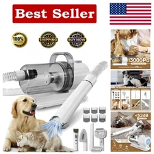 Comprehensive Pet Grooming Solution: 2.5L Vacuum & Gentle Clipper for All Pets