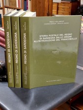 Vollmeier, Paolo - Storia postale del Regno di Sardegna - 1985. 3 volumi.