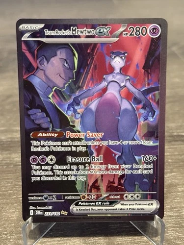 Pokémon Team Rocket's Mewtwo EX 231/182 Sv10: Destined Rivals SIR