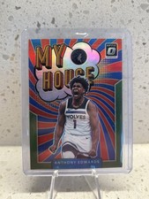 2021-22 Panini Donruss Optic My House Prizm /149 Anthony Edwards Lime Green