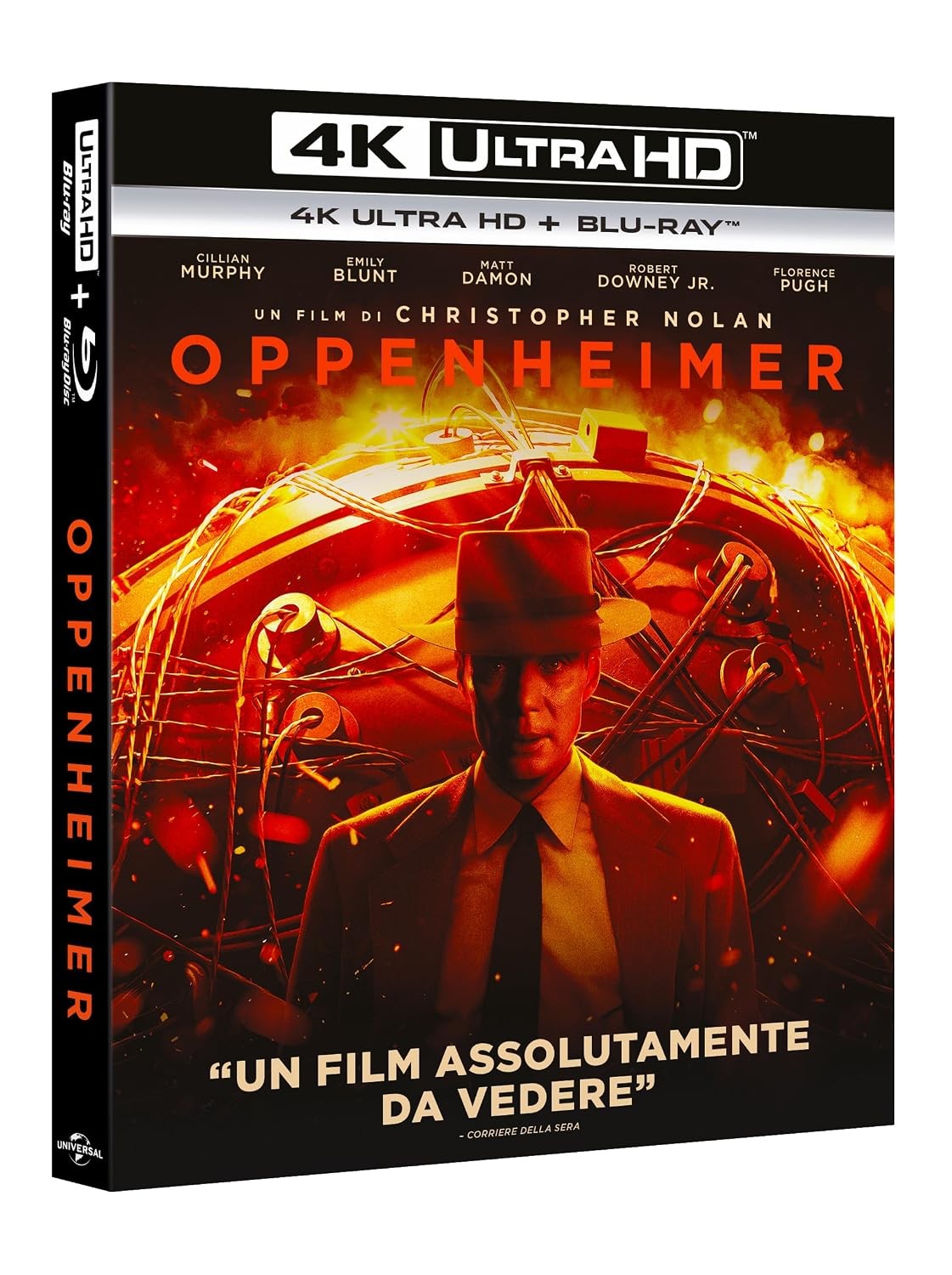 4K UltraHD + Blu-ray OPPENHEIMER Christopher Nolan nuovo sigillato 2023 - Immagine 2