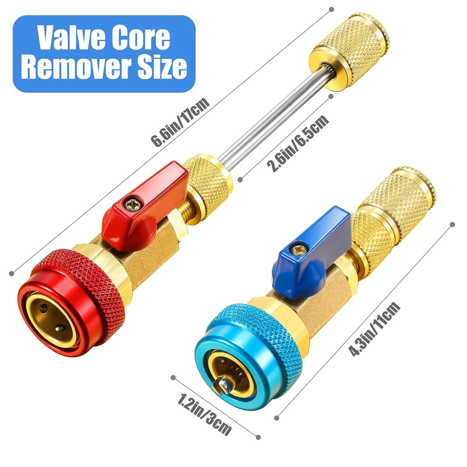 Air Conditioner Valve Core Kit 35 Pcs - Schrader Valve