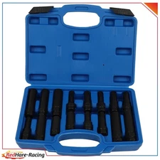 16Pcs Locking Lug Nut Master Set Removal Tool Kit Wheel Lock Key Double Hex-Head