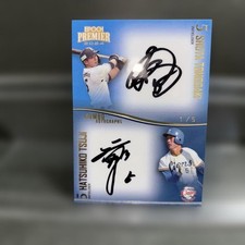 Shuta Tonosaki x Hazuhiko Tsuji 2024 EPOCH 1/5 Combo Autographed Card Seibu