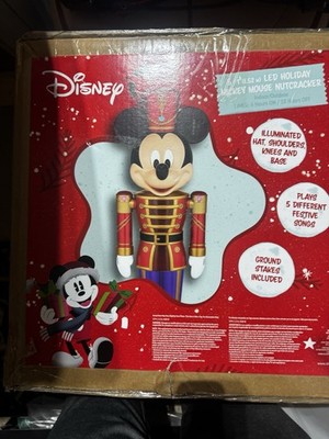 Disney 5Ft LED HOLIDAY MICKEY MOUSE NUTCRACKER NEW SEALED BOX 2025