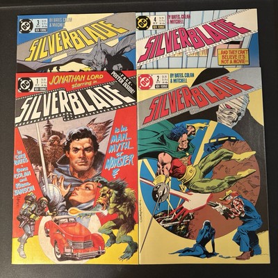 SILVERBLADE #1,#2,#3,#4 (1987) HIGH GRADE 9.0 VF/NM DC COMICS