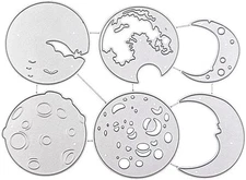 DIY Moon Shaped Metal Cutting Dies Stencil Scrapbooking Photo Album Decorative G