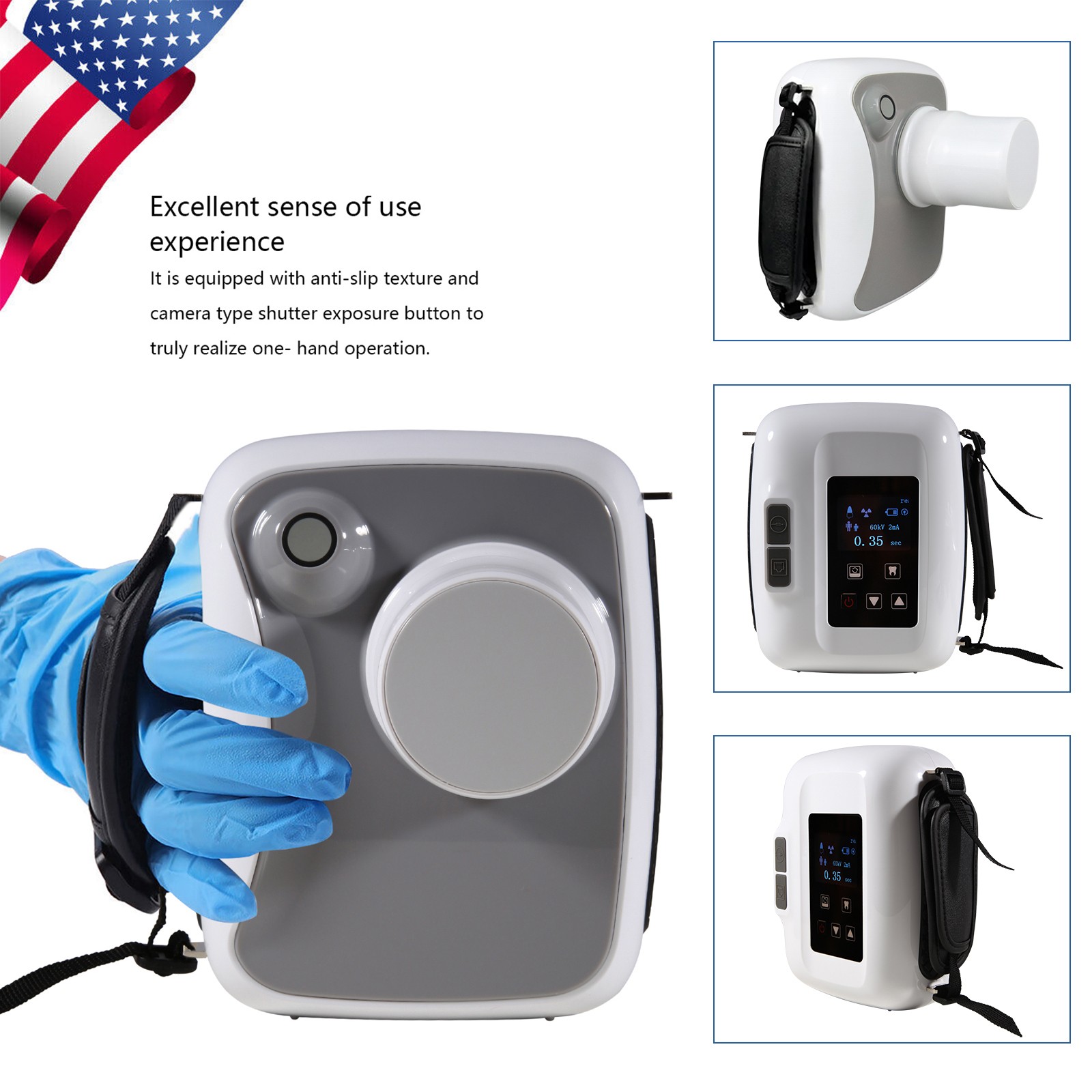 Dental Portable Imaging System X Machine Unit Ray No Shield/Sensor