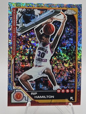 2025 Topps Chrome McDonalds #81 Rip Hamilton McFlurry Refractor SP