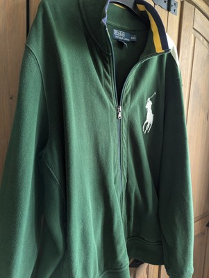 Vintage Polo Ralph Lauren Green XXL Track Jacket Big Pony Logo