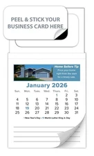 2026 Magnetic Business Card Calendars - Real Estate Ver. #4301 - FREE SHIPPING