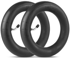 2 Pack 10x2.50 Inner Tubes 10 Inch Butyl Tubes Bent Valve Angle Black