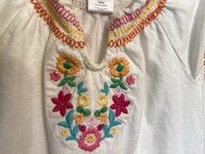 100 Embroidered Cotton Baby Dress Size 12mo. to 18 mo.