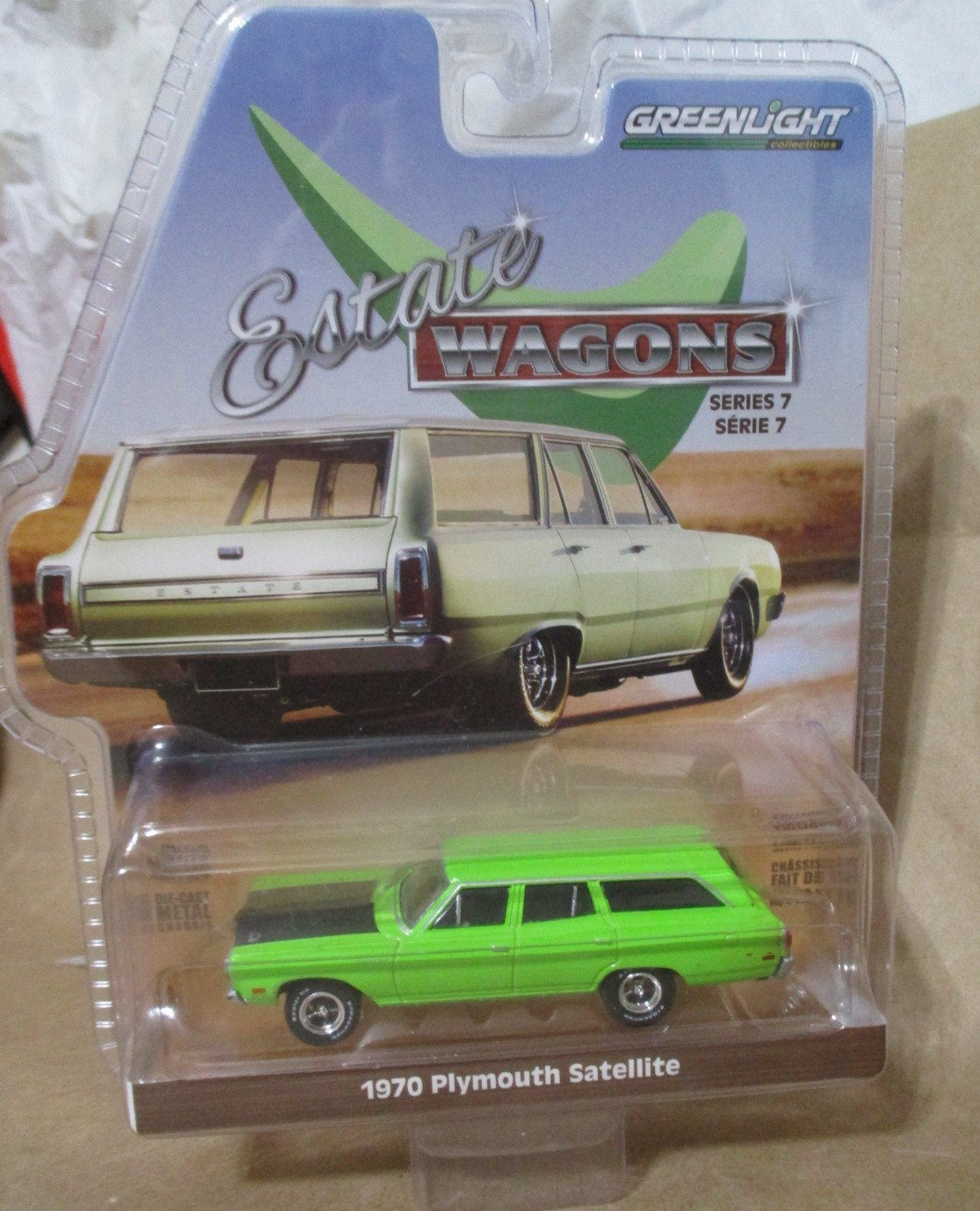 1970 Plymouth Satellite 1:64 Diecast W/rubber Tires