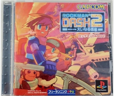 Rockman Dash 1 2 & The Misadventures of Tron Bonne Megaman Japan 3Games PS1 - Image 2 of 4