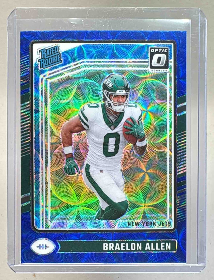Braelon Allen 2024 Panini Donruss Optic #211 Blue Scope Rated Rookie