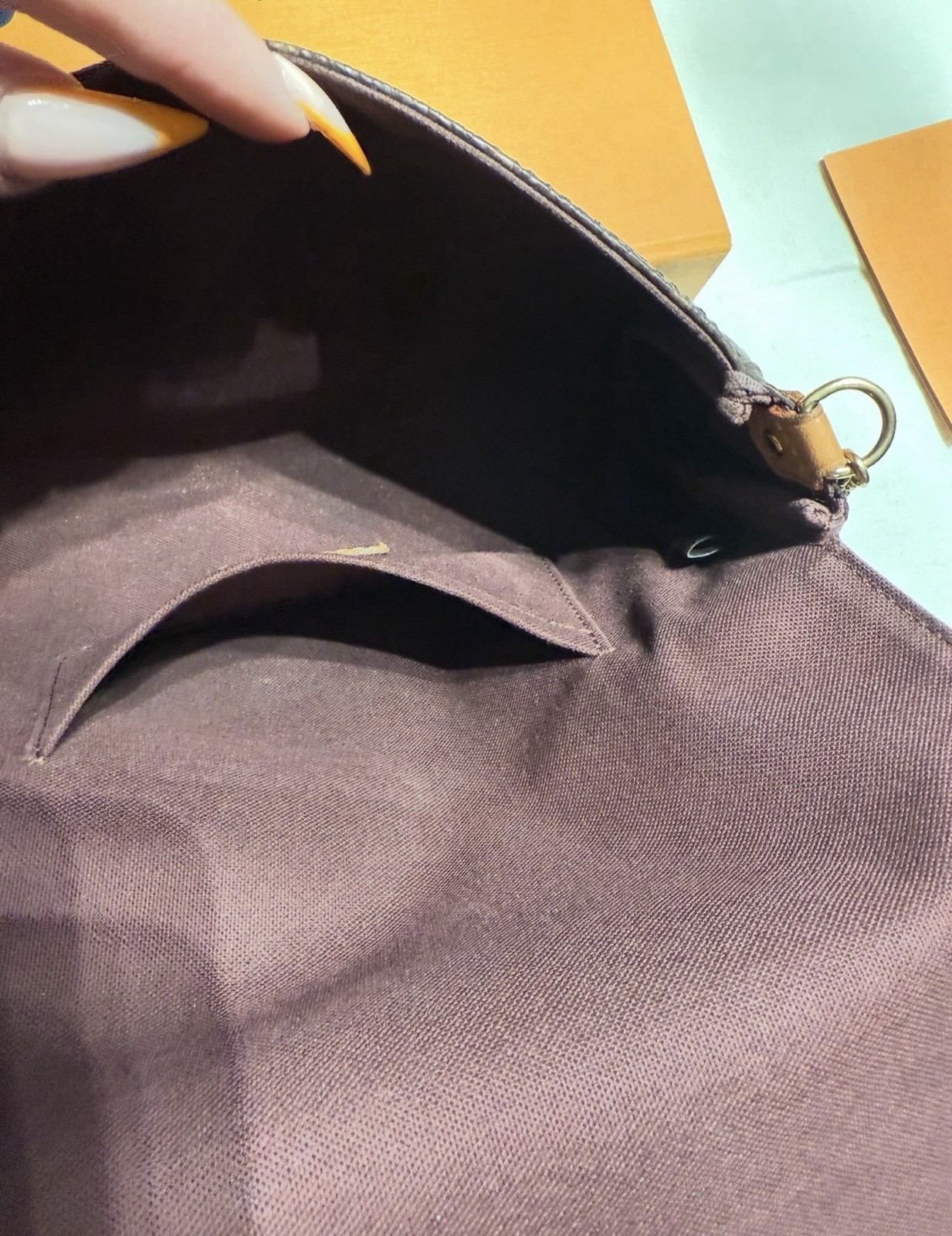GORGEOUS Louis Vuitton FAVORITE MM Monogram Brown Canvas Bag image 9