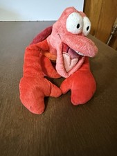 Sebastian 6  Mini Bean Bag Plush The Little Mermaid Disney Store Retired
