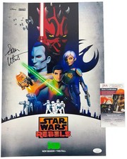 Sam Witwer signed 12x18 Poster Darth Maul Imperial Technician Old Master W1-LE B