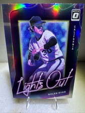 2021 Panini Donruss Optic - Lights Out #lo2 -Nolan Ryan Silver Prize (SP) Hof 💎