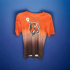NFL Bengals 9 Burrow Boys Large Shirt
