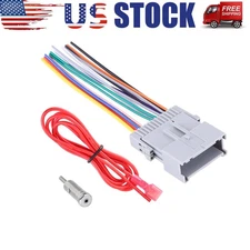 Combo Car Radio Stereo Wiring Harness Antenna for Specific Chevy GMC Pontiac US