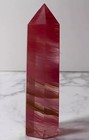 Rare Red Clear Quartz Crystal Point Obelisk Natural Point Raw Gemstone +gift bag — photo 2