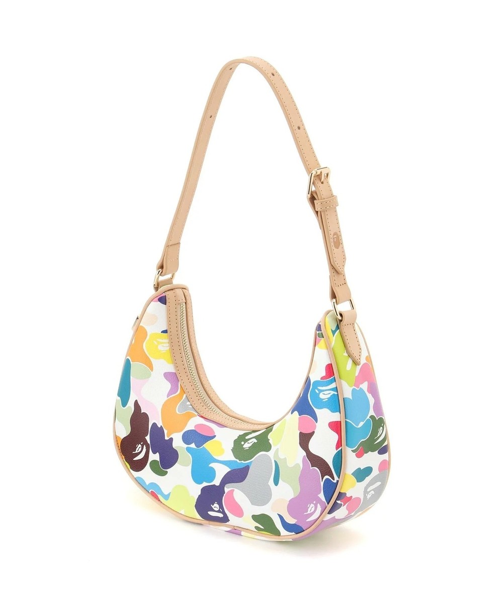 BAPE A Bathing Ape Multi Camo Hand Bag Ladies Shoulder Purse Japan